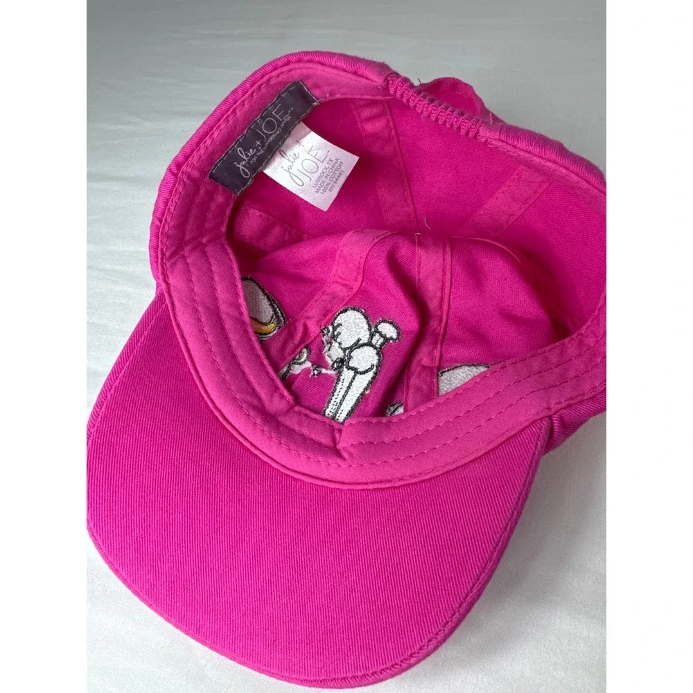Julie + Joe Yellowstone National Park Hot Pink Embroidered Souvenir Hat Cap